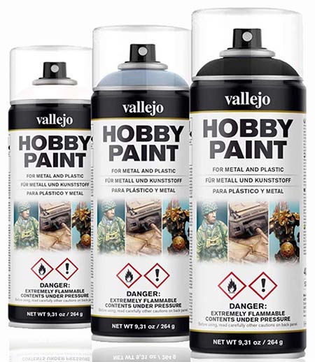 spray hobby paint Vallejo